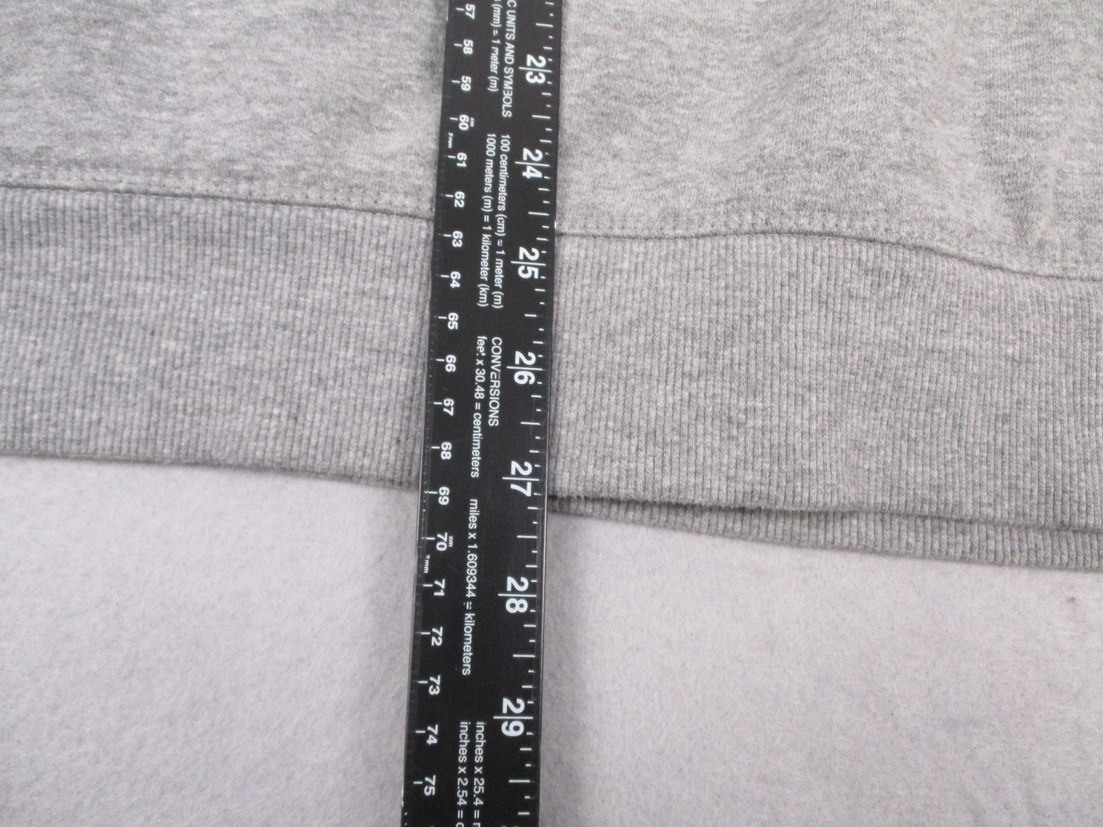 Levi's Hoodie Mens Large Gray Batwing Logo Pullover Kangaroo Pocket