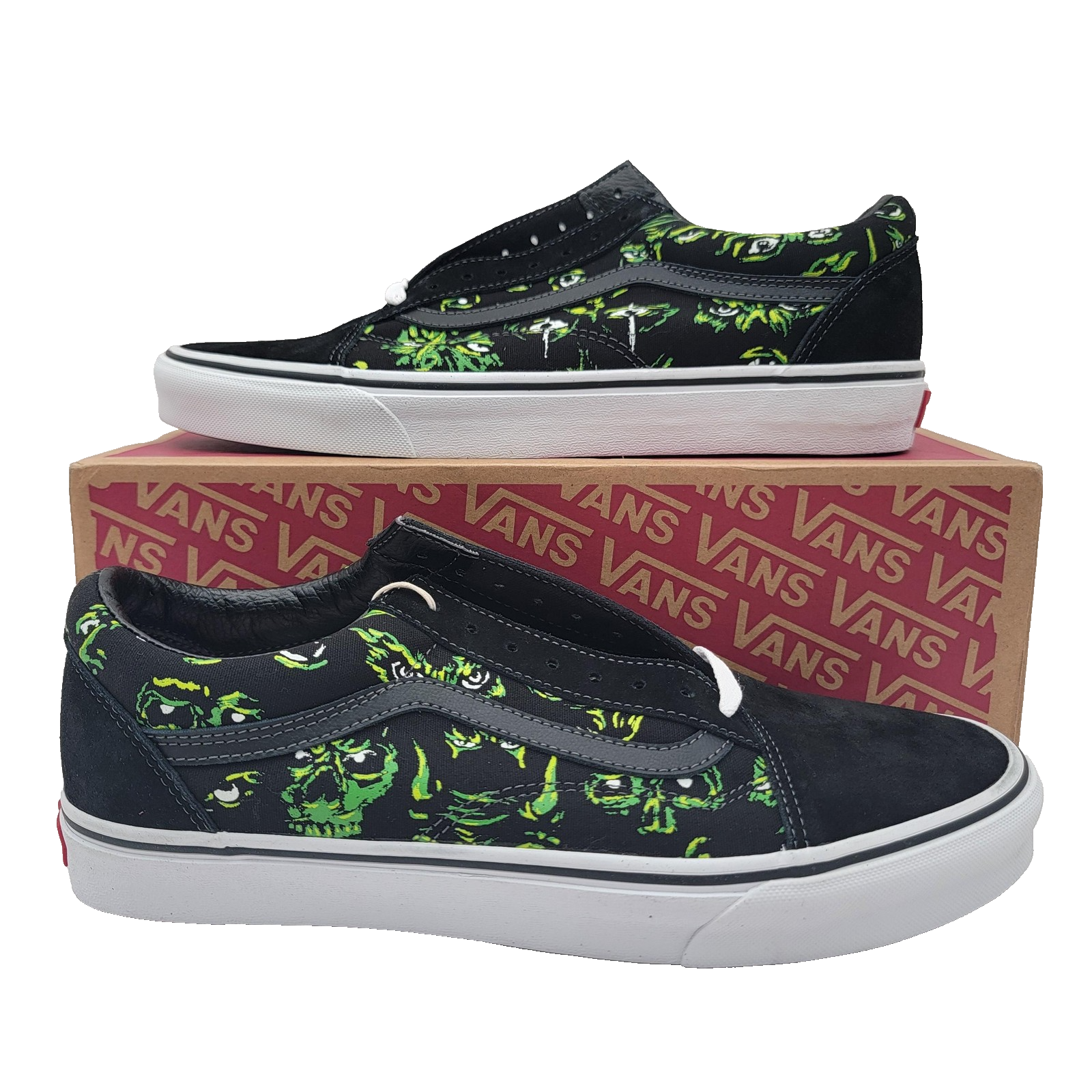 Vans Old Skool Shoes Mens Size 11 Eyes In The Dark Glow In The Dark VN0A4BW2BML0