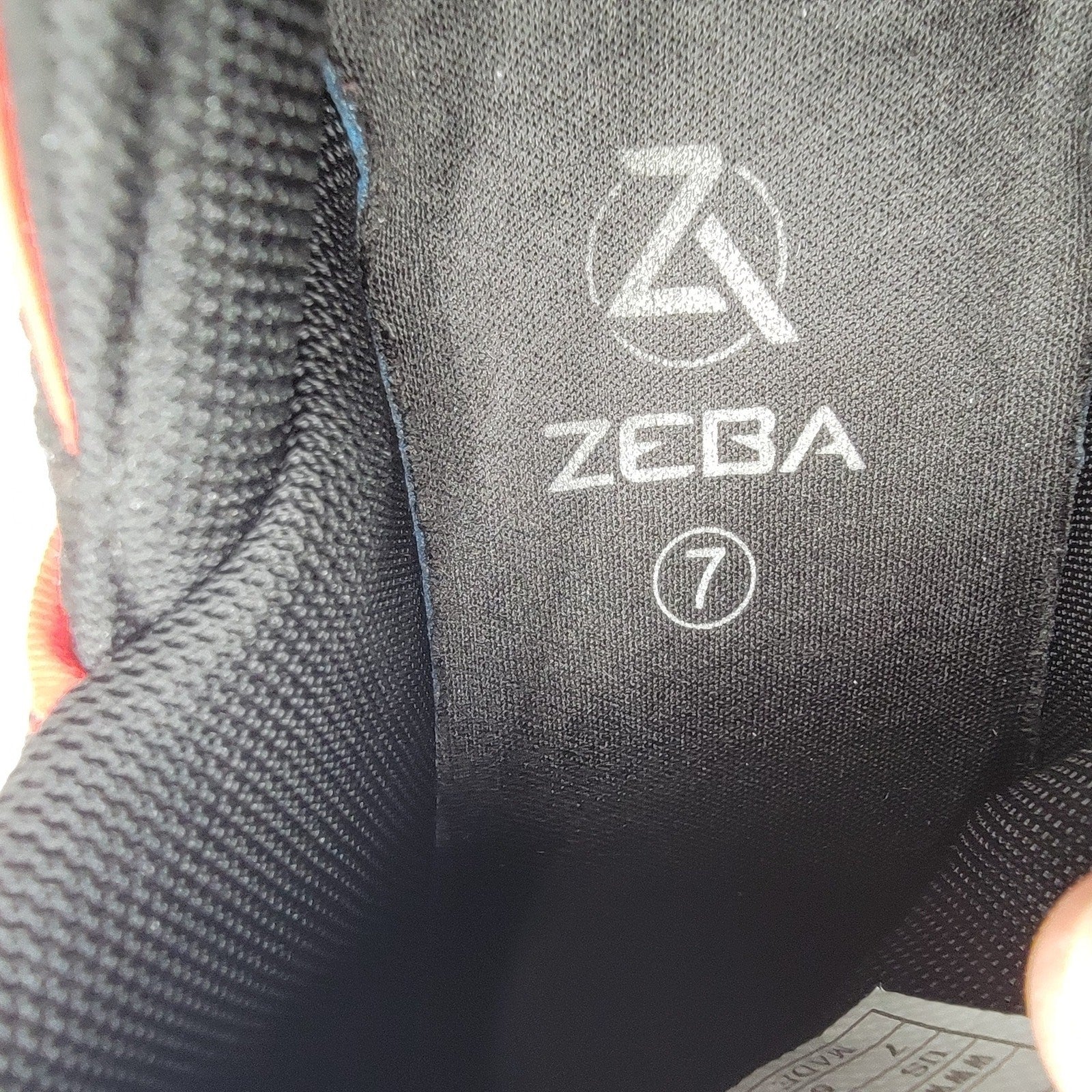 Zeba Hands Free Tech Walking Shoes Cherry Red Wmns Sz 7