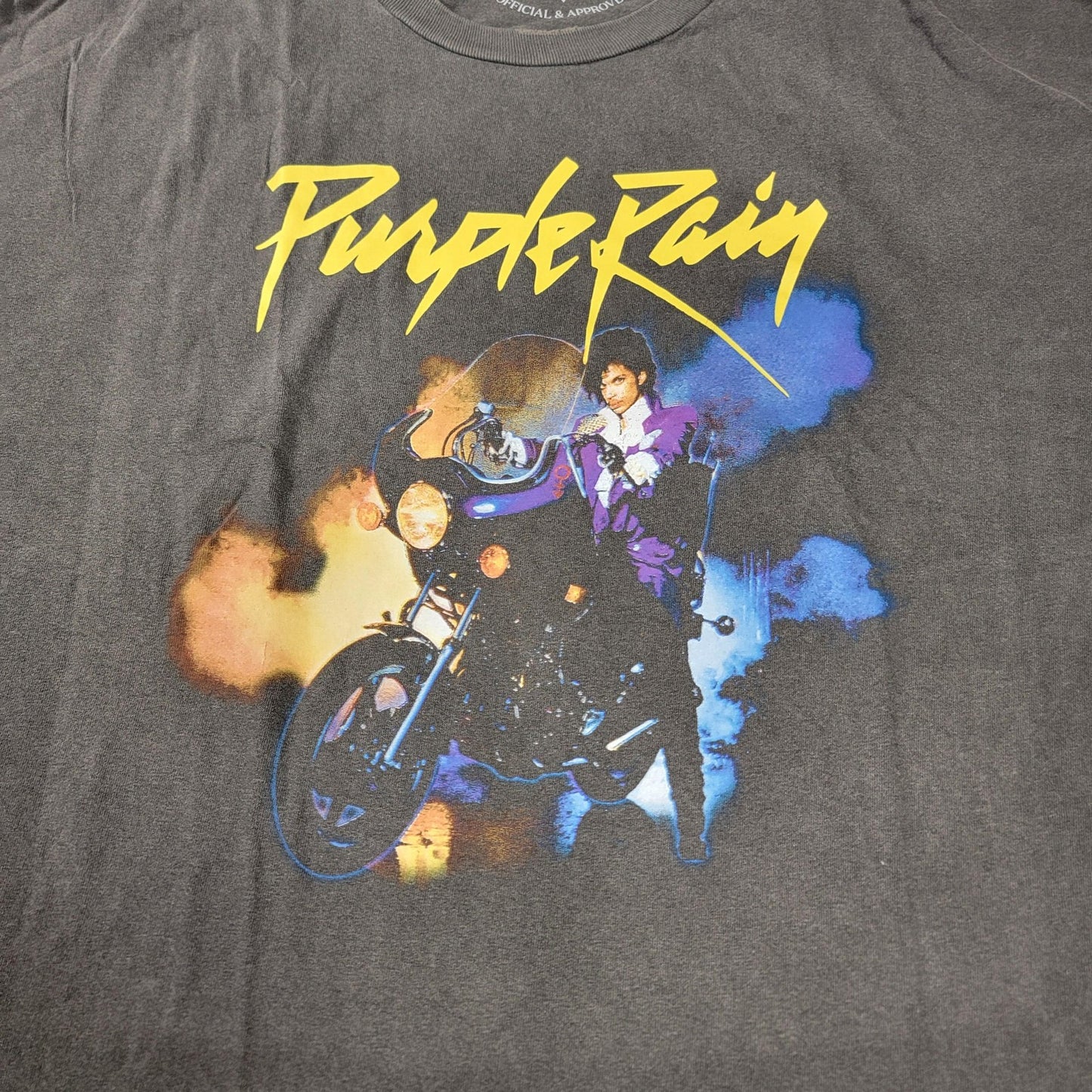 Prince Purple Rain Shirt Mens 2XL Graphic Tee Retro Vintage Distress