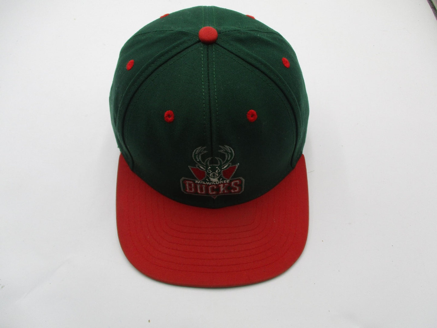 Milwaukee Bucks Hat Cap Snap Back One Size Green NBA Basketball Mens Adidas1
