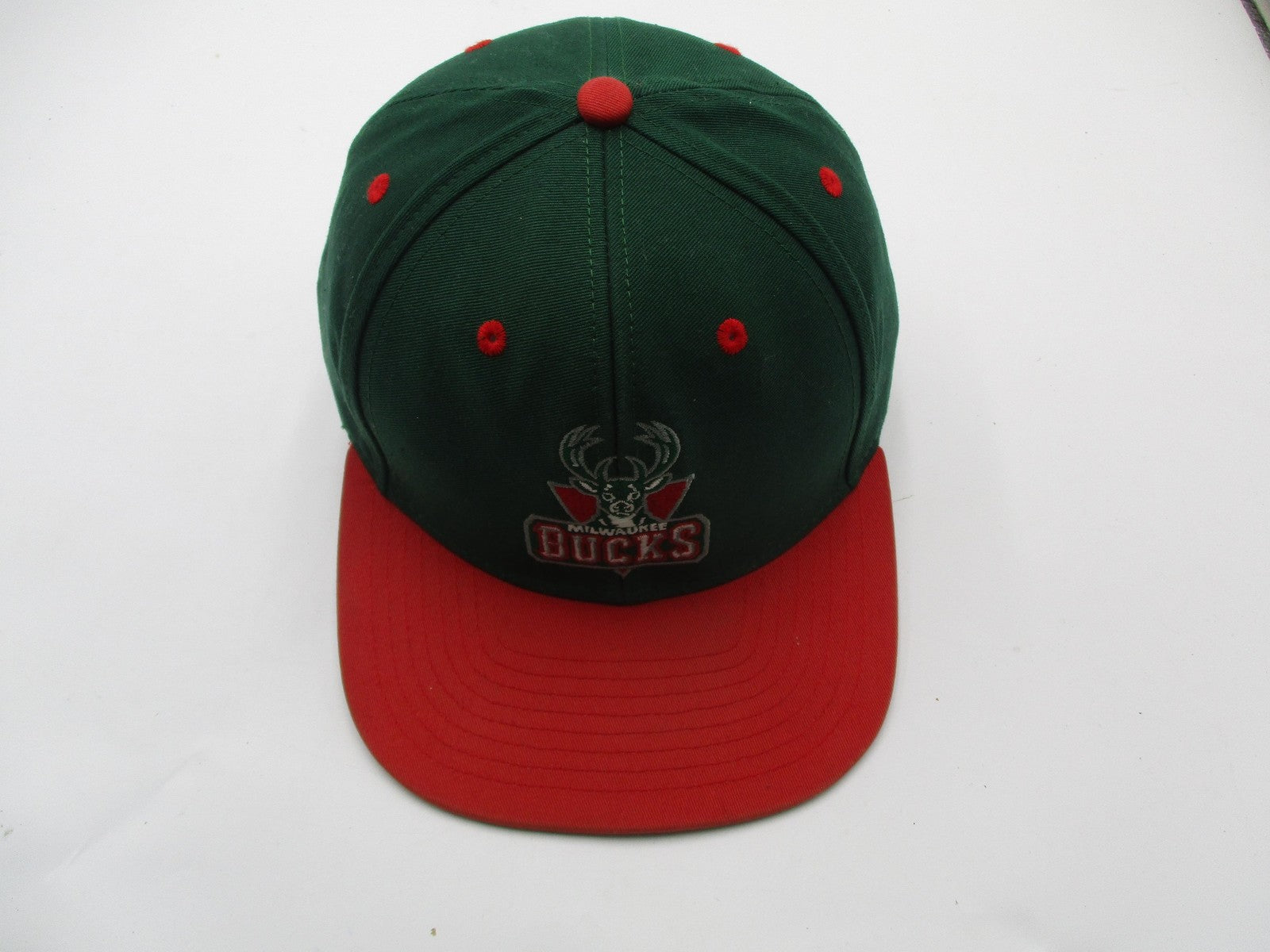 Milwaukee Bucks Hat Cap Snap Back One Size Green NBA Basketball Mens Adidas1