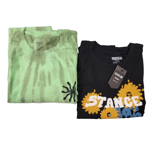 2 Pack DJ John Summit/Stance Tshirts Sz 2XL