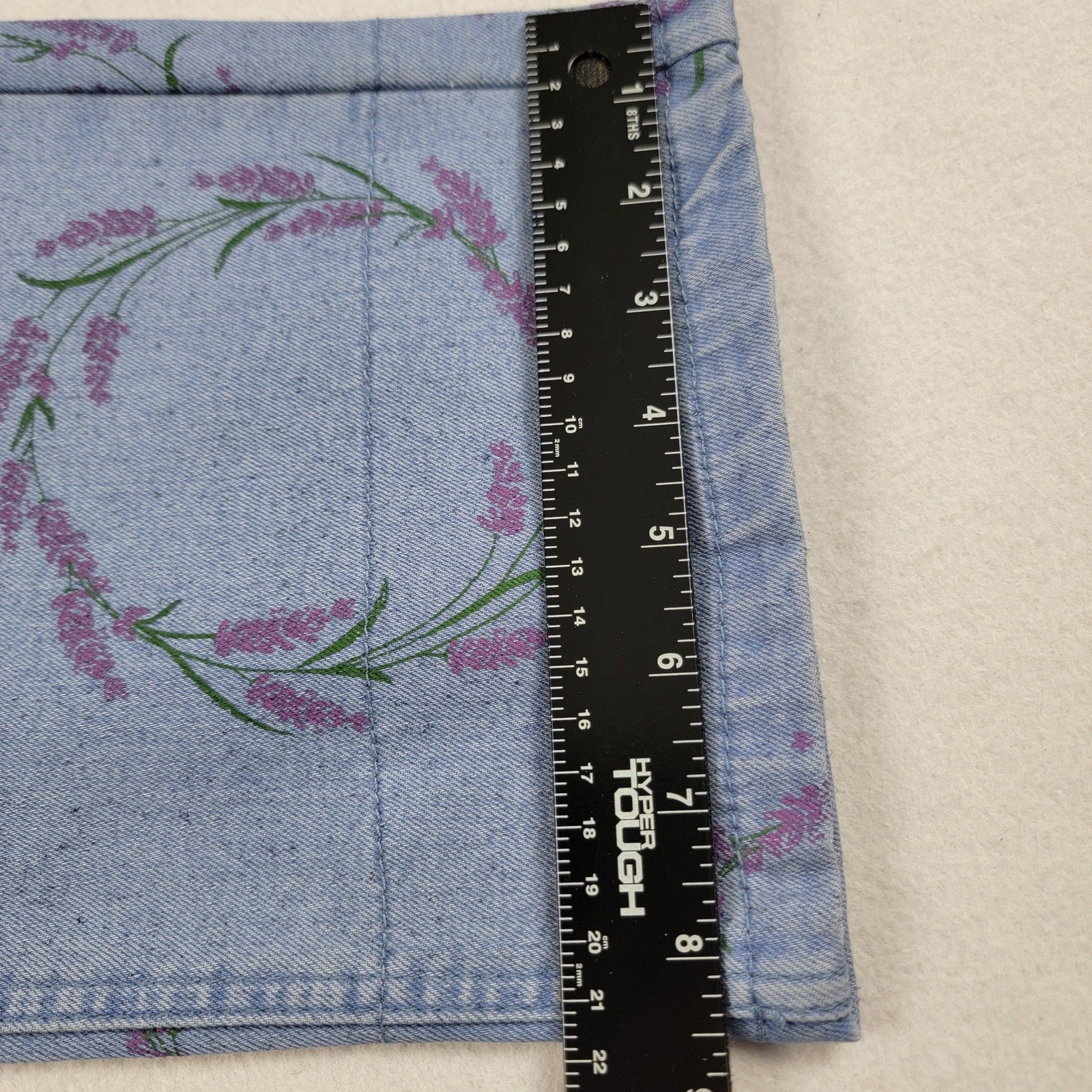 The Hideout Clothing Valensole Lavender Circle Jeans Sz 34 (XL)8