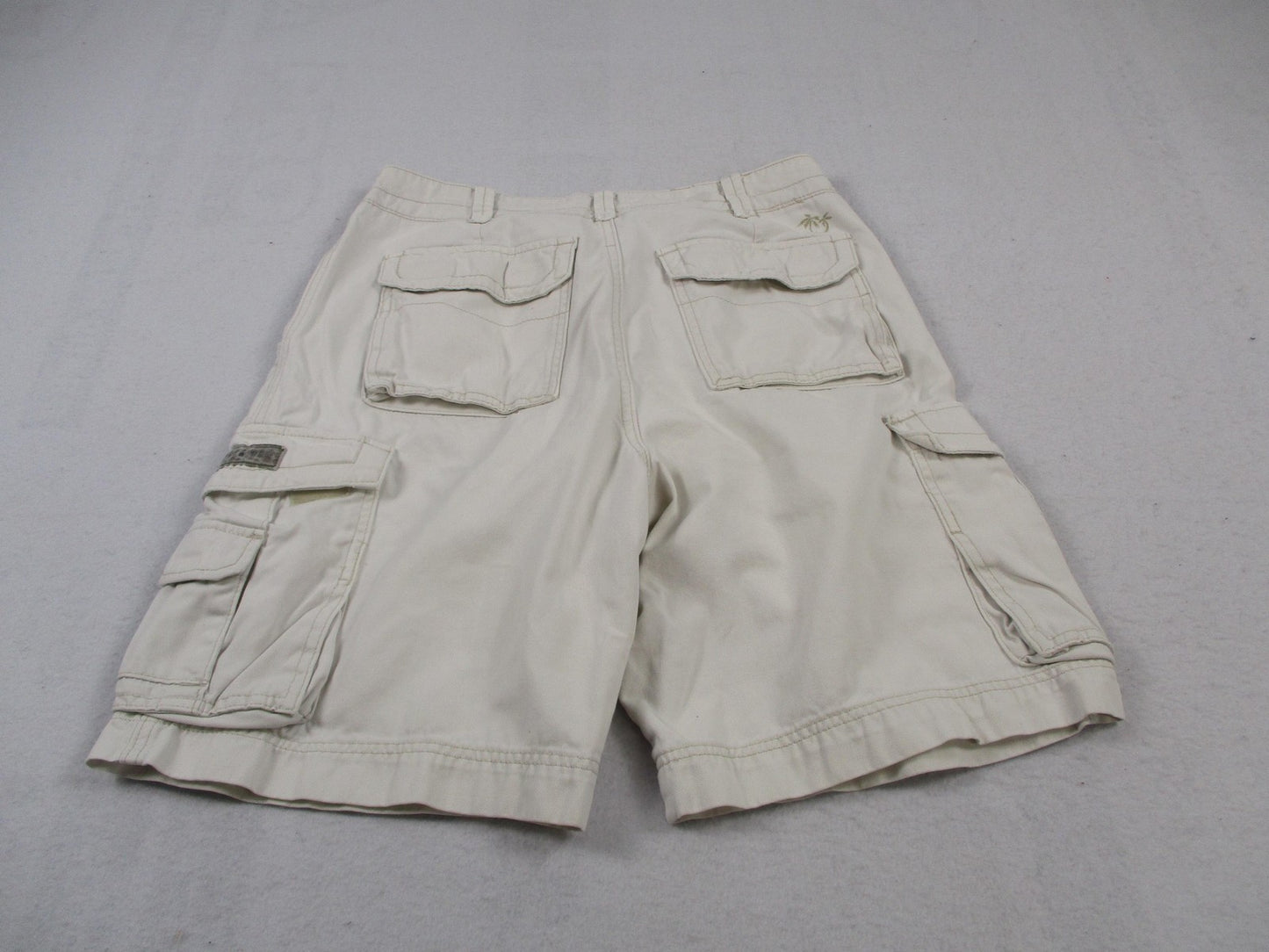 Unionbay Cargo Shorts Mens 30 White 11 Inseam Palm Tree Tropical Cotton Canvas7