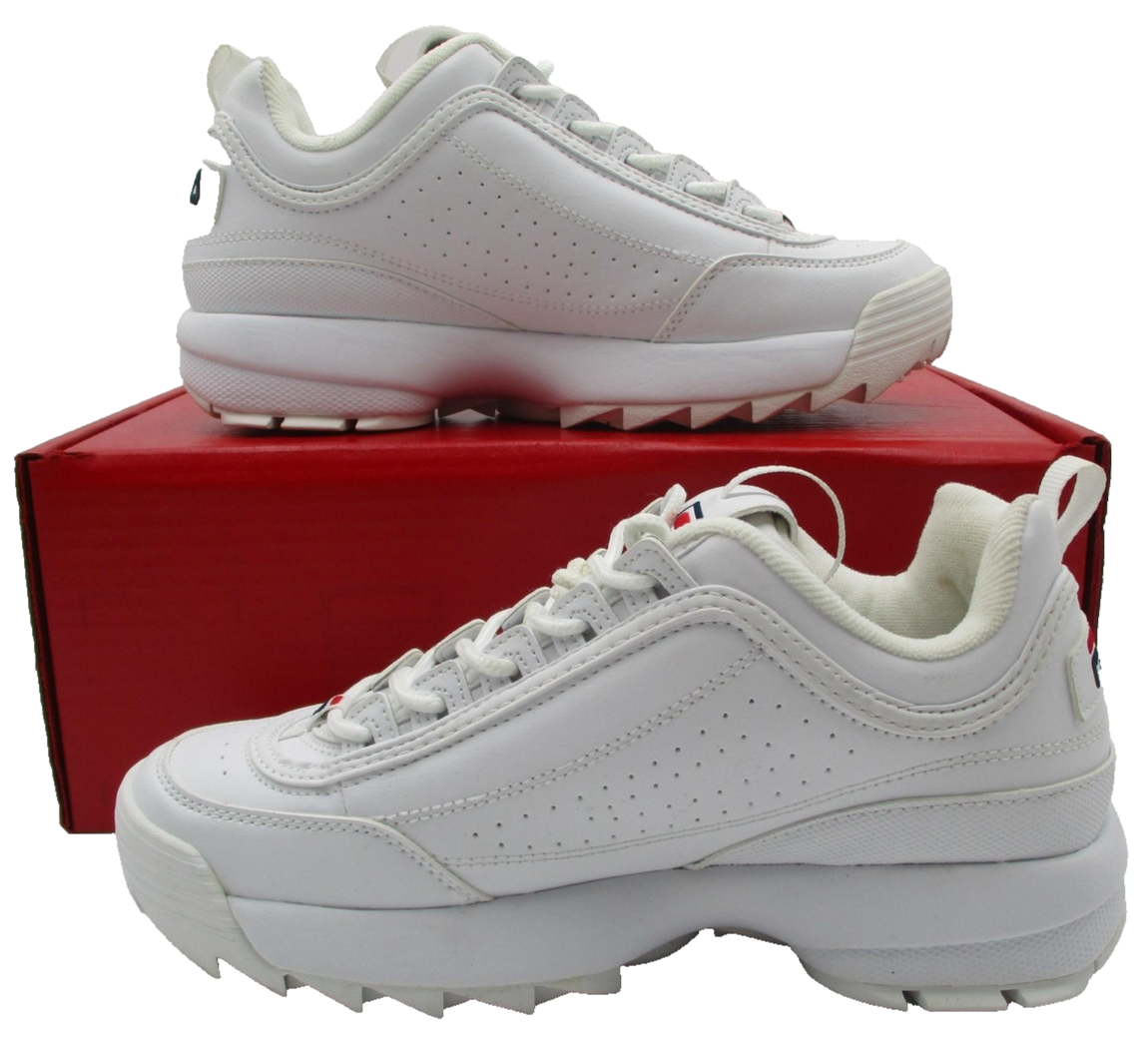 Fila Disruptor 2 Shoes Mens Size 7 White Chunky Low Top Sneakers FW02945111 1Q31