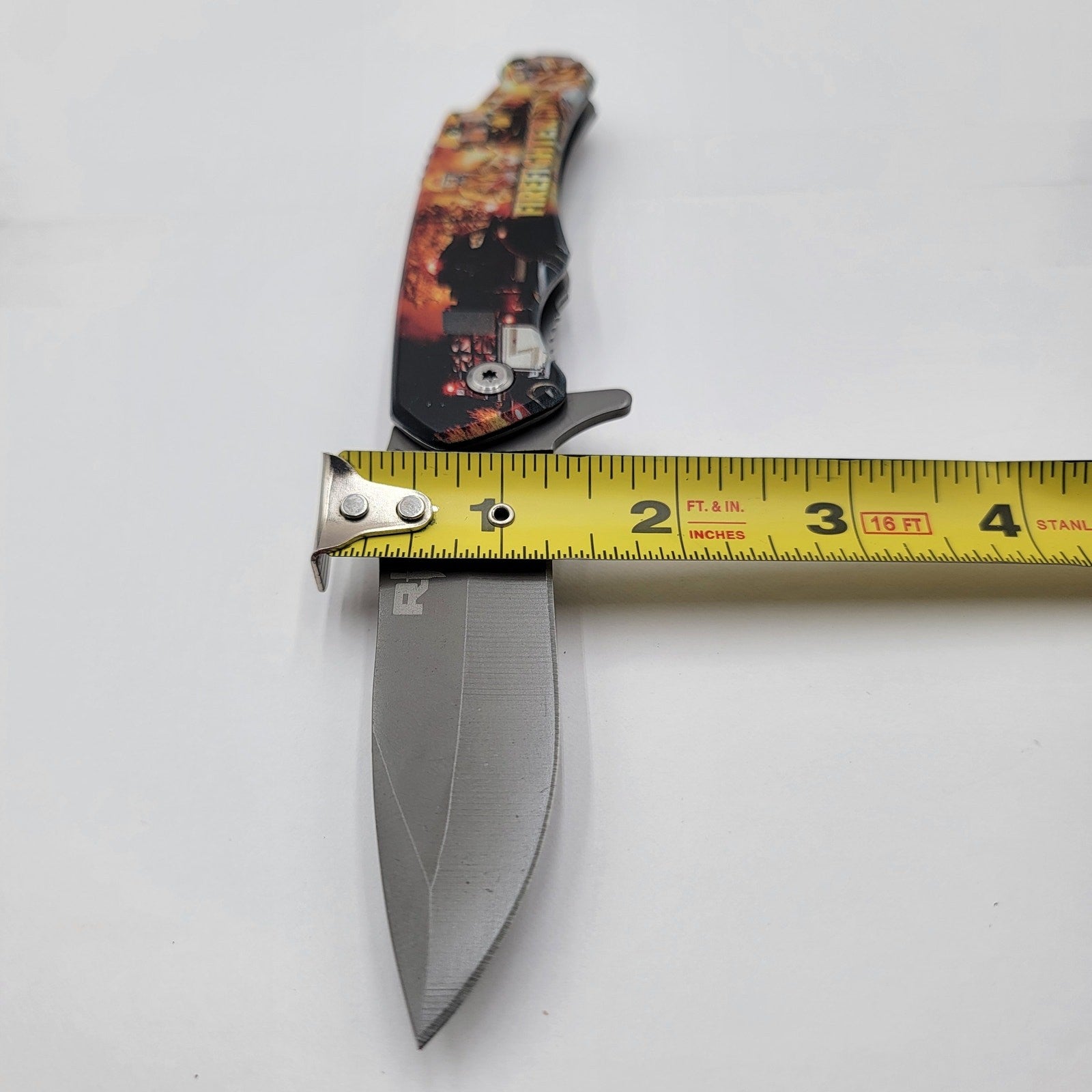 Firefighter Edition 4.5" Pocket Knife with Bottle Opener5