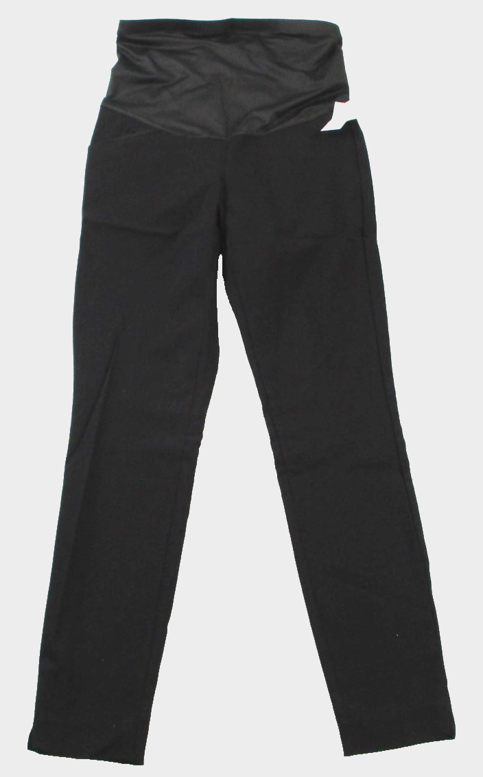 Maurices Maternity Dress Pants Womens Small Pull On Skinny Black Bengaline 14490