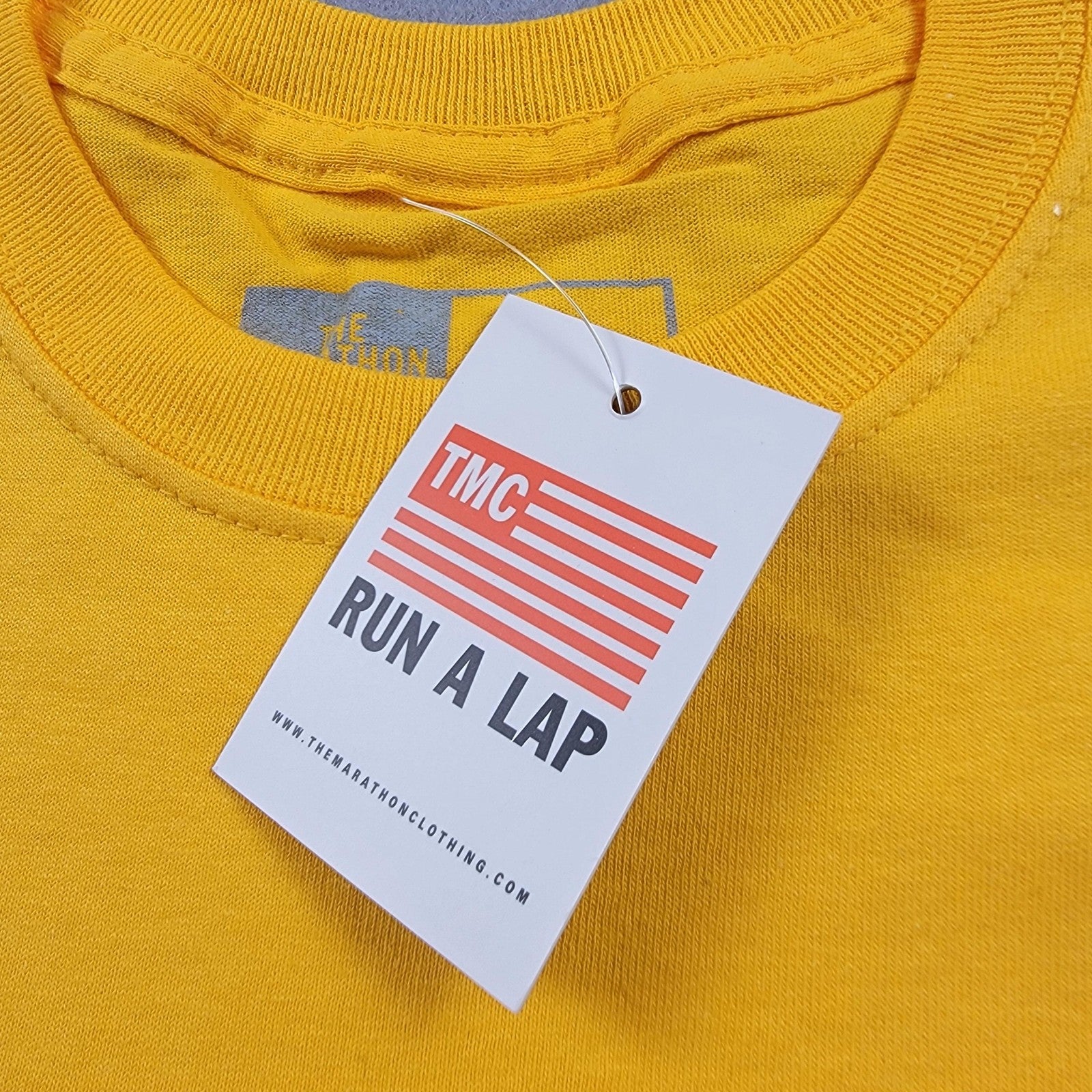 The Marathon Clothing Shirt Mens Small Yellow Crenshaw Graphic Tee Crewneck TMC7