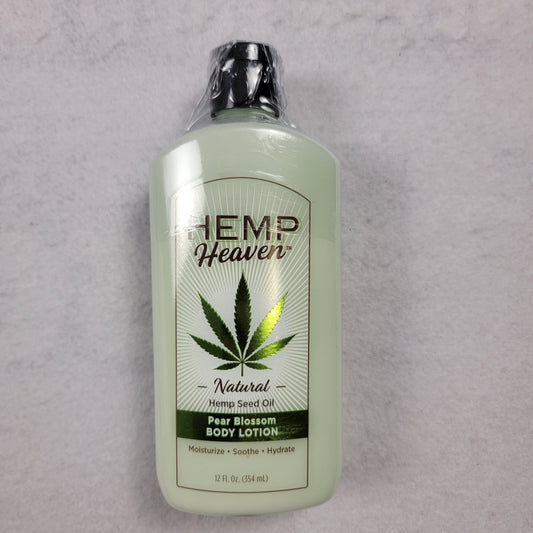Hemp Heaven Pear Blossom Body Lotion  New 12 fl oz0
