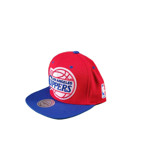 NBA Mitchell & Ness Snapback Los Angeles Clippers Red/Blue Hat Cap0