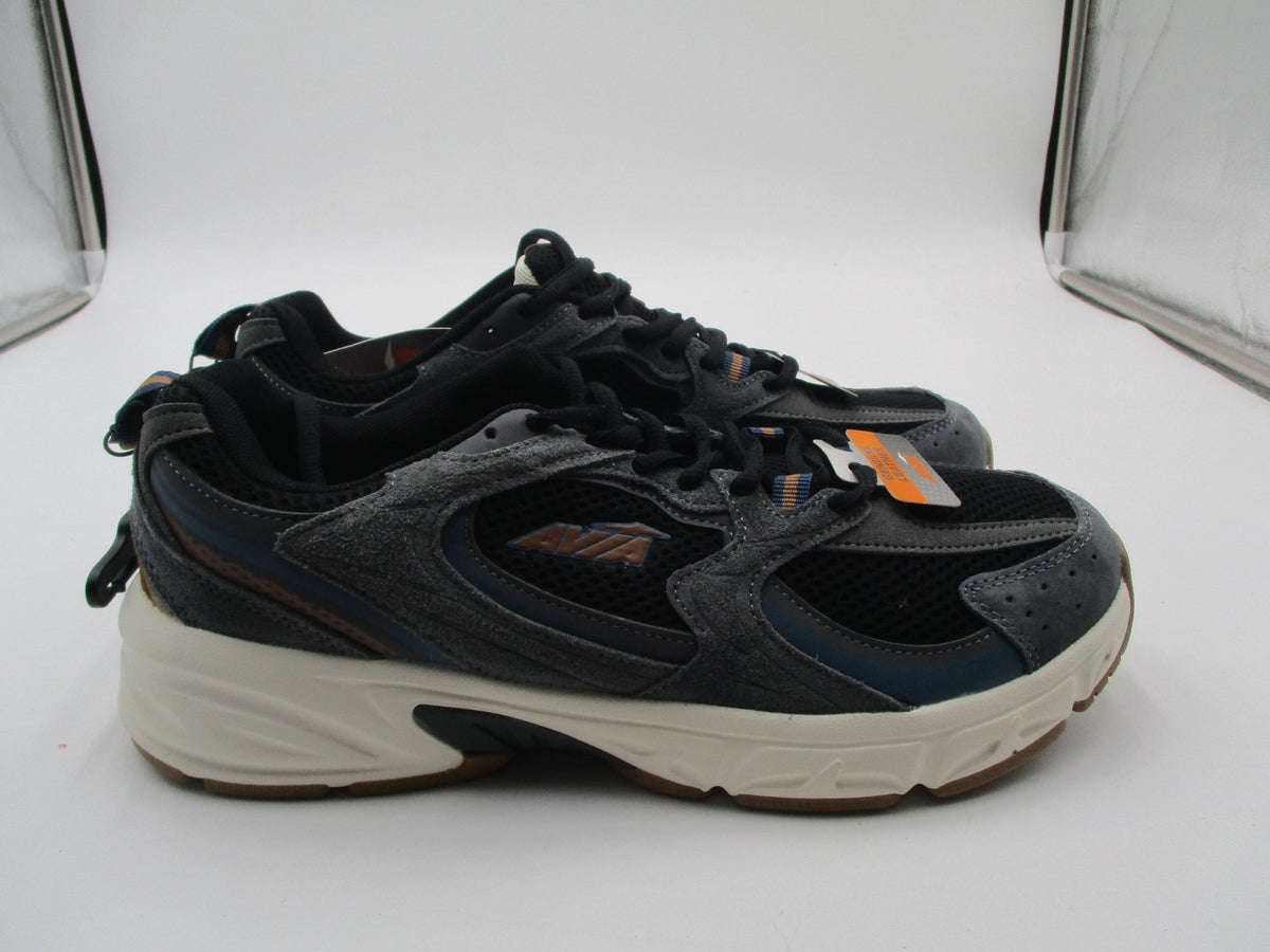 Avia 5000 Shoes Mens Size 9 Gray Leather Mesh Walking Running Sneakers3