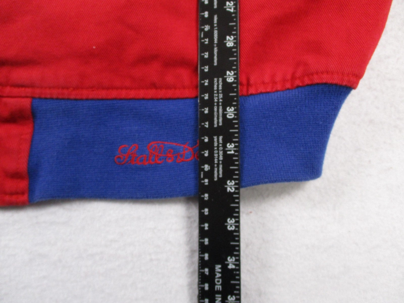 Puerto Rico Jacket Mens 5XL Red Baseball Stall & Dean Satin Snap Front10