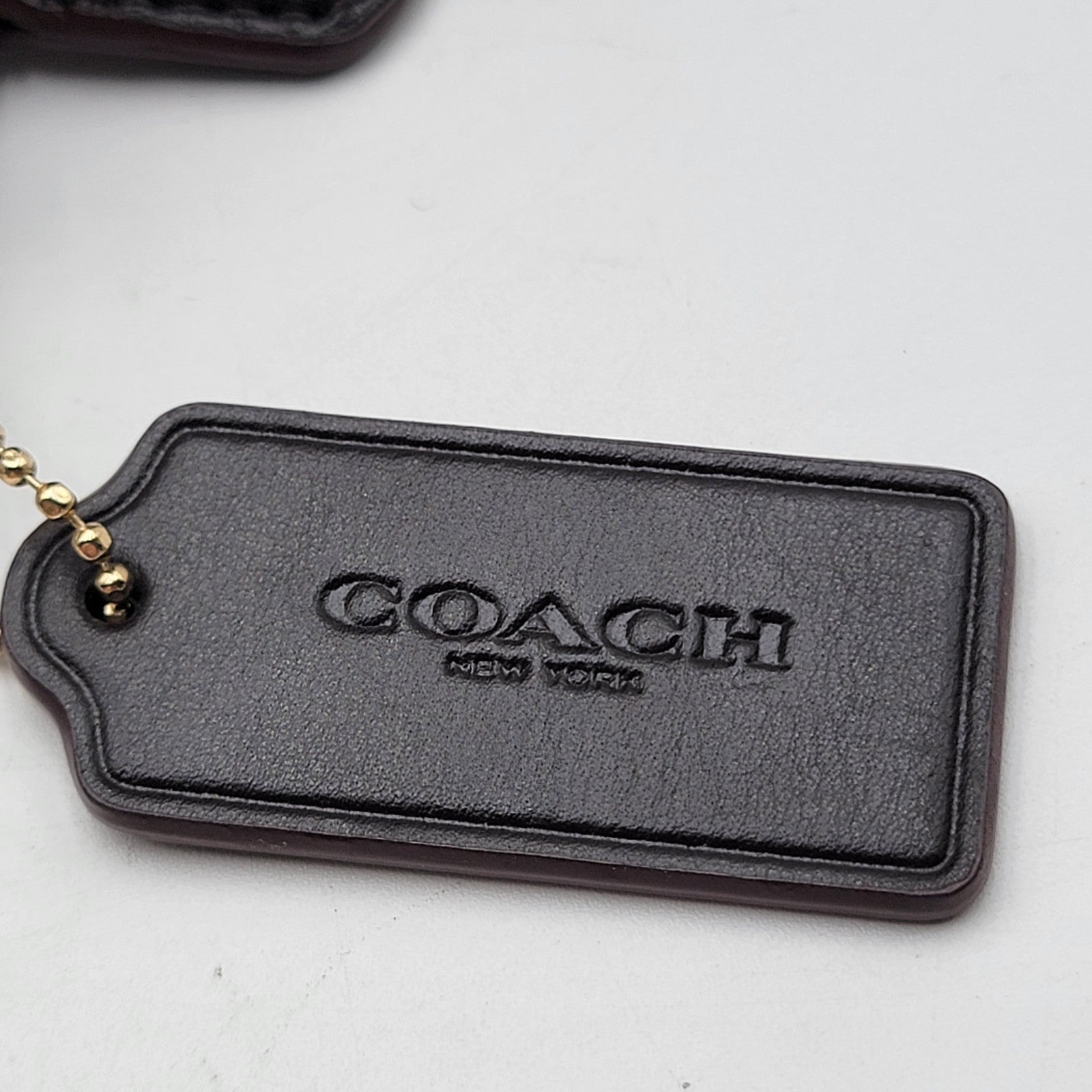 Coach Signature Crossbody Bag Brown Canvas Leather Trim F299607