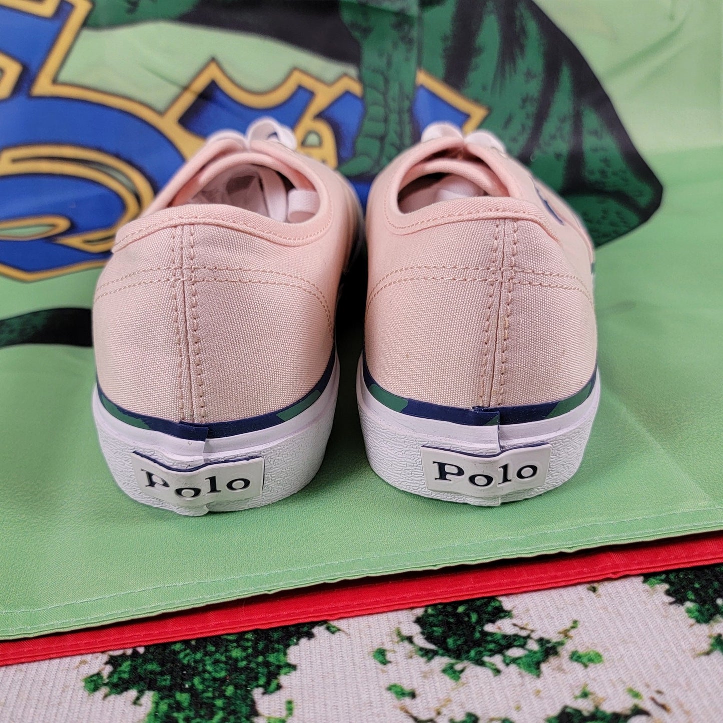 Polo Ralph Lauren KeatonPonyTennis Shoes Lt Pink Sz 10 NIB3