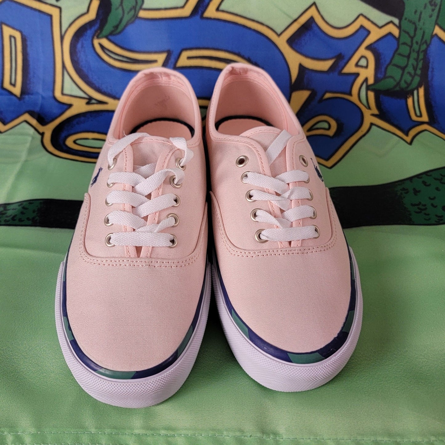 Ralph Lauren Polo Keaton Pony Lt Pink Mens Sz 7.5D 3