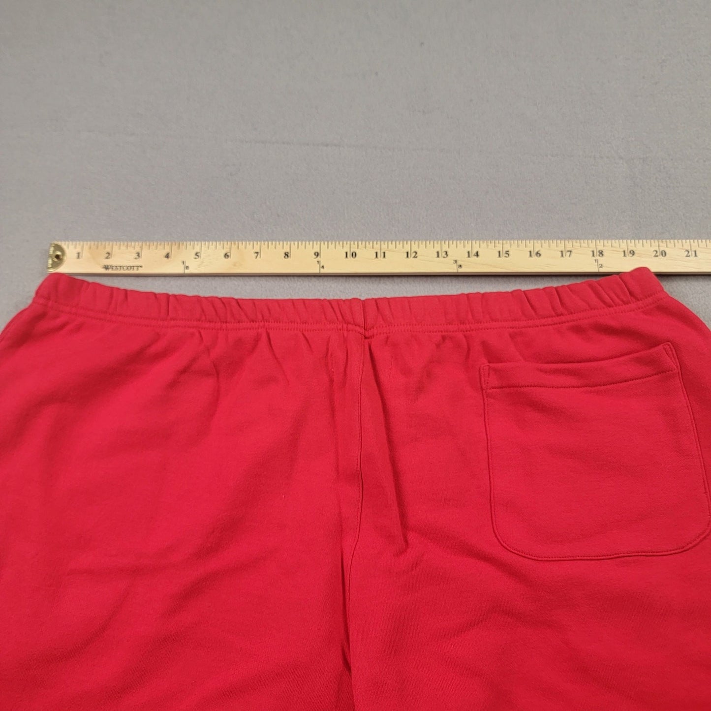McNairy & Co Sweat Shorts XXL Red Organic Cotton Lounge Streetwear