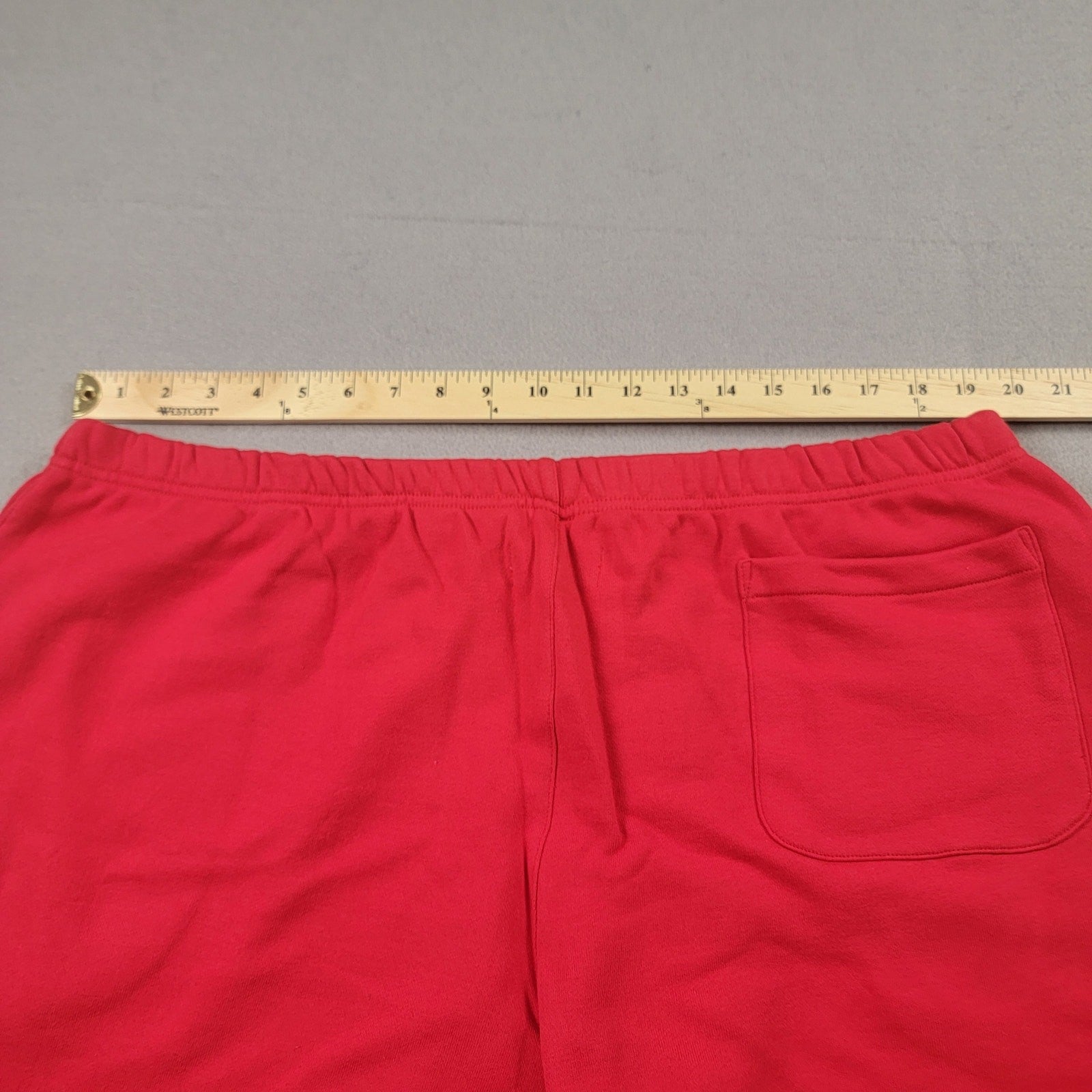 McNairy & Co Sweat Shorts XXL Red Organic Cotton Lounge Streetwear