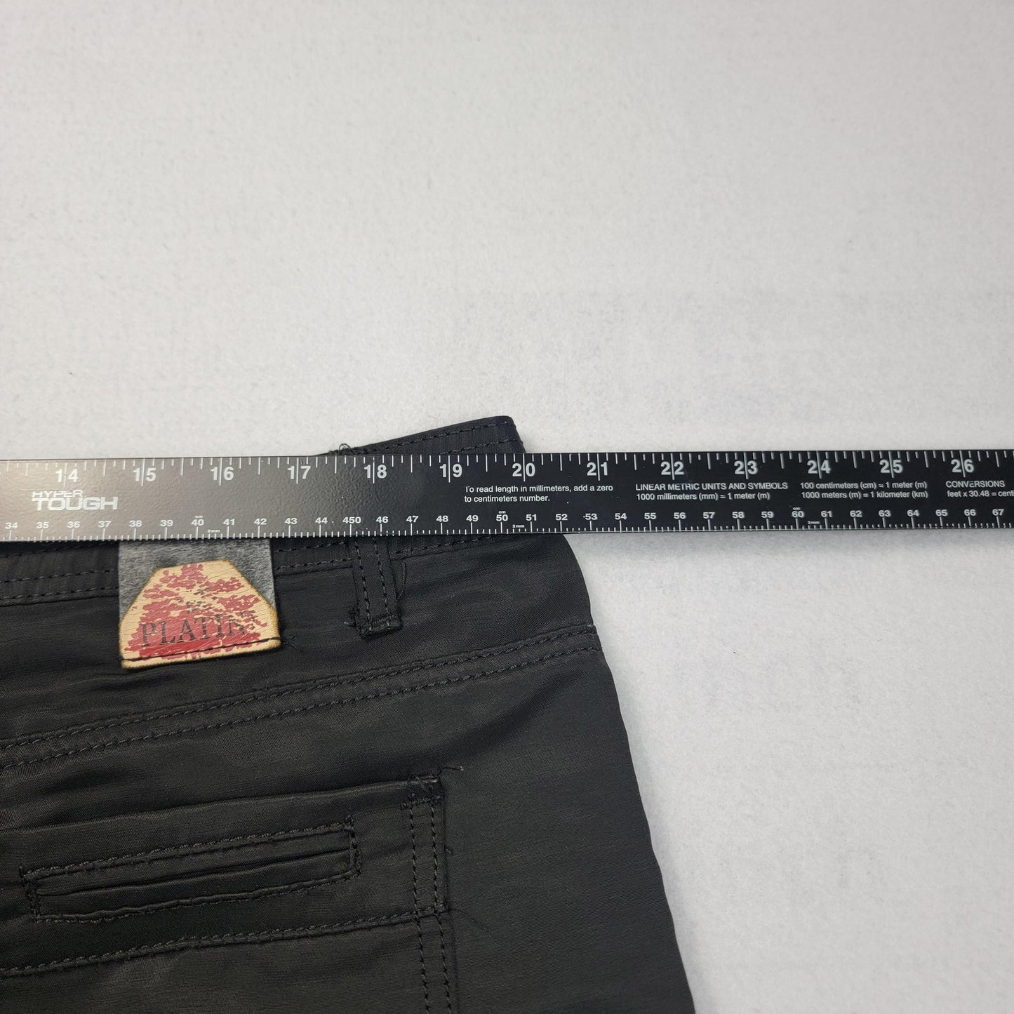 Platini Jeans Men 40 Black 5 Pocket Straight Leg Classic Casual Denim Pants 11985