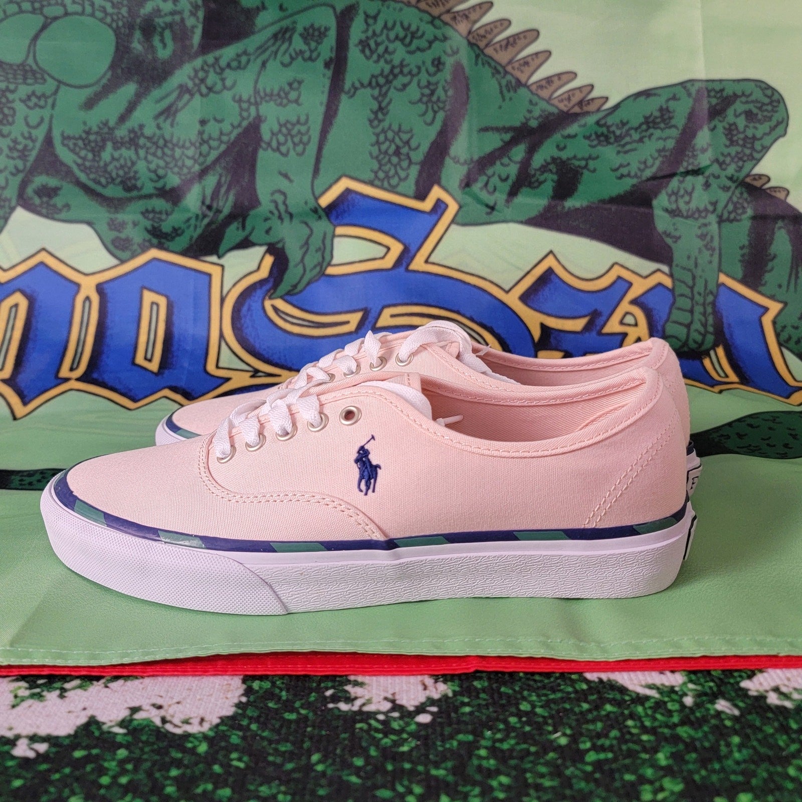 Ralph Lauren Polo Keaton Pony Lt Pink Mens Sz 7.5D 1