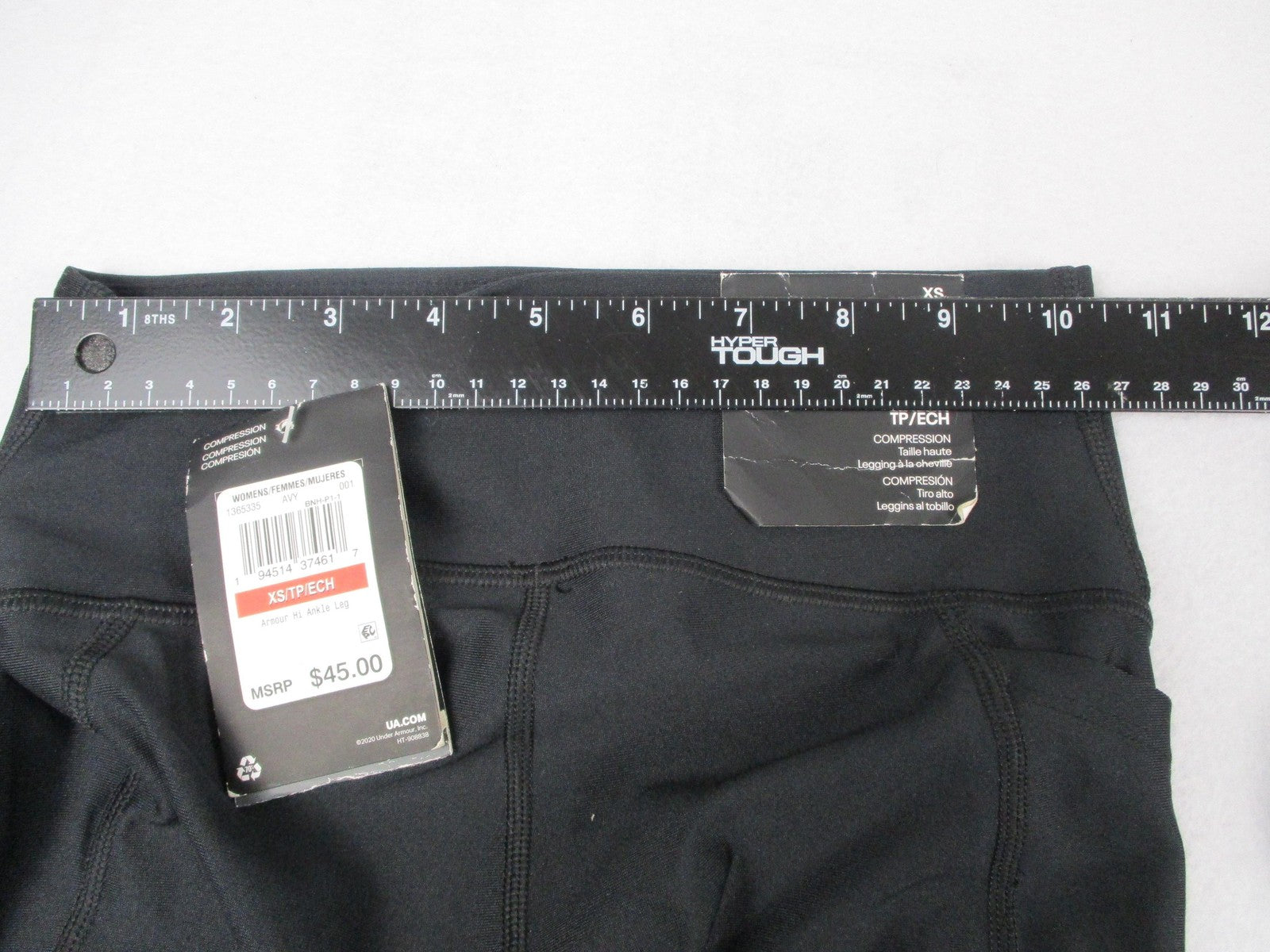 Under Armour Compression Leggings Womens XS Lot Of 2 High Rise HeatGear