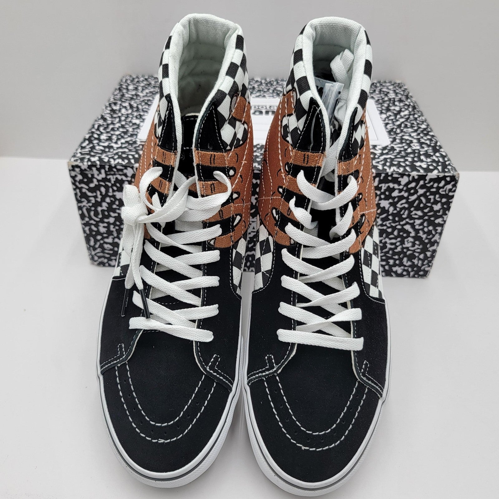 Vans Sk8Hi Vr3 Lx Shoes Mens Size 11 Checkerboard Potato Hand Vault EcoCush3