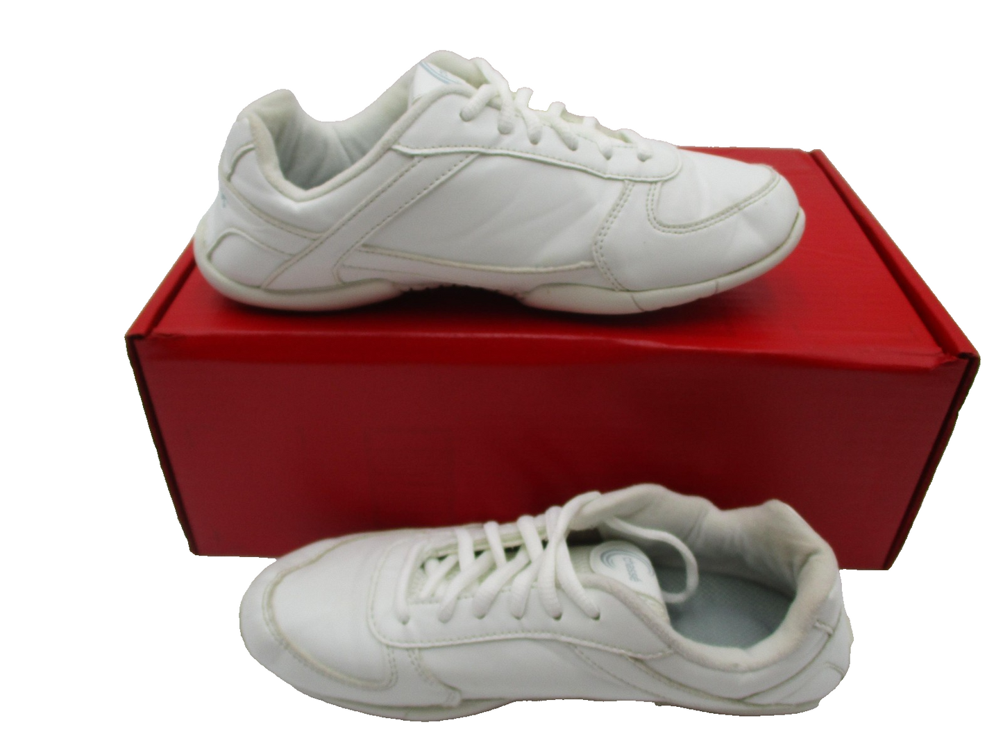 Chassé Flip IV Shoes Womens Size 5.5 White Cheerleading Sneakers 2003606 (1D9)3