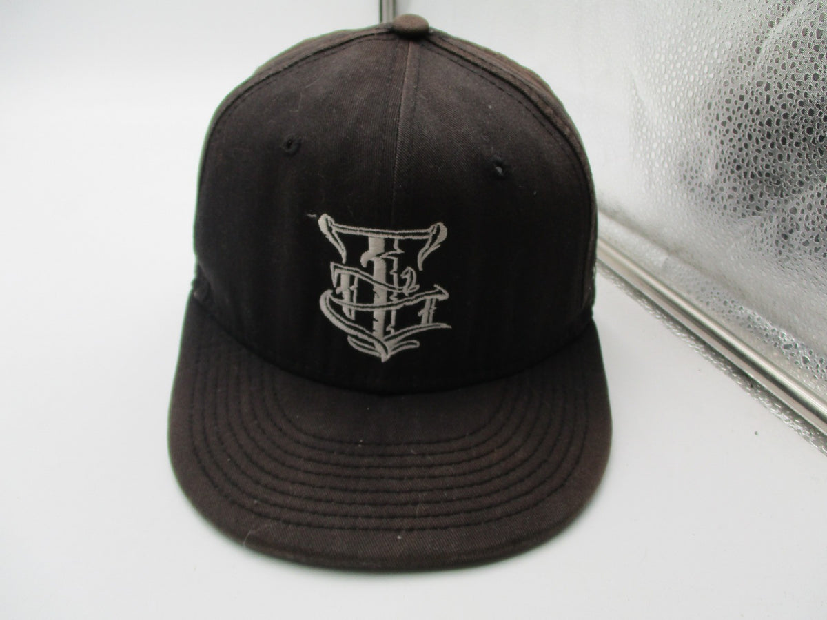 New Era Hat Cap Snap Back Mens One Size Brown Tiger Shark Tattoo Studio 9FIFTY0