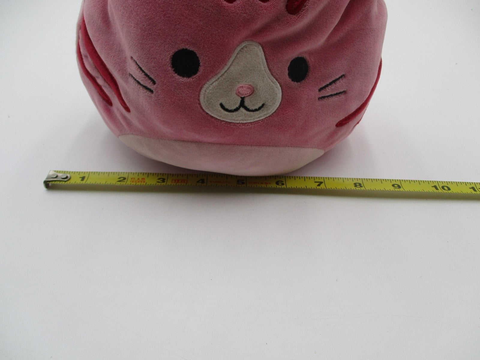 Squishmallows FlipaMallows Geraldine Malu Cat Plush Small Pink Gray Reversible6