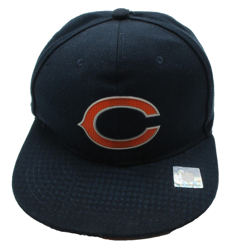 Chicago Bears Hat Cap Snap Back Mens Blue NFL Football New Era Vintage0