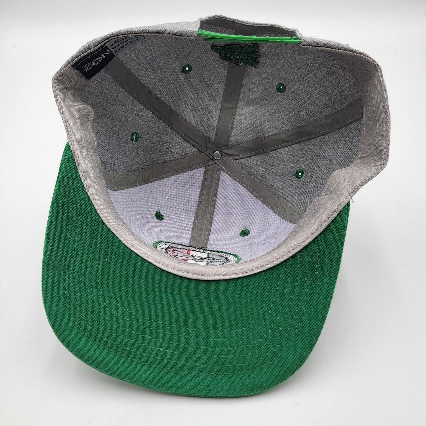 Hecho En Mexico Hat Cap Snap Back Gray Green Embroidered Patch Zion Mens Mexican6