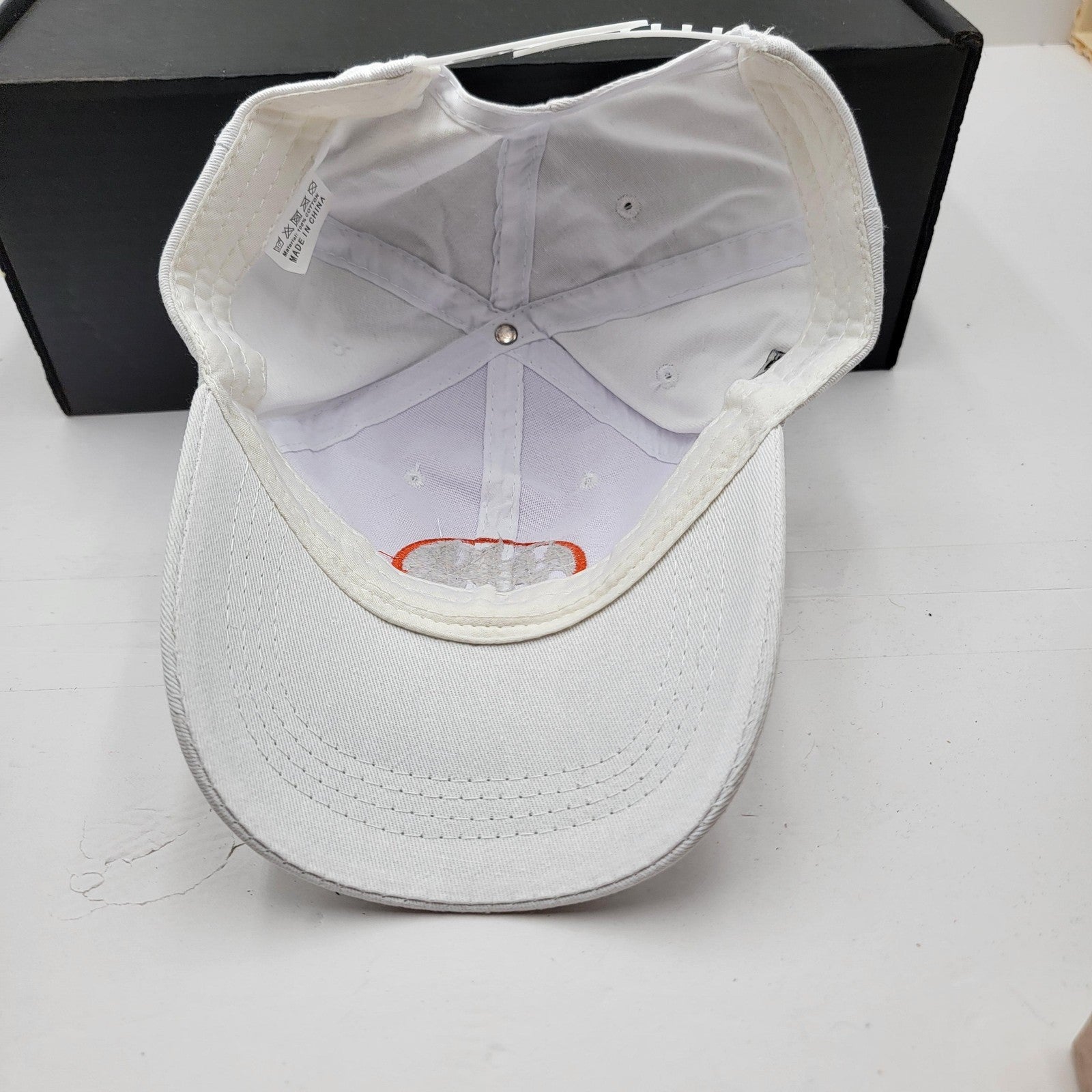 Baltimore Orioles Hat Cap Snap Back White MLB Baseball DAP On The Job Mens5