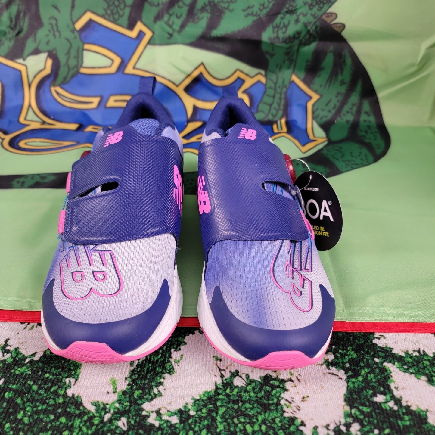 New Balance Fuel Core Reveal v3 BOA Purple Blue Kids Sz 73