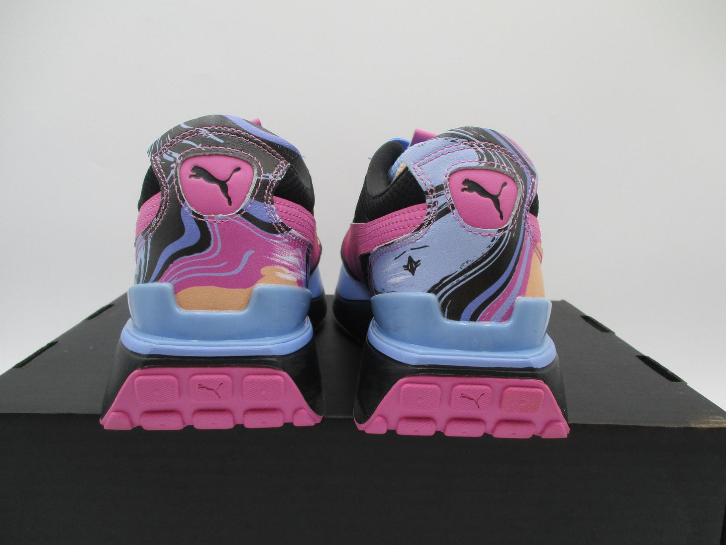 Puma Running System RS Womens Size 8 Pink Blue Black Sneakers 38300801 (1F4)5
