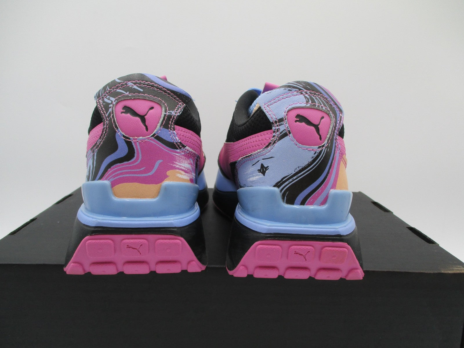 Puma Running System RS Womens Size 8 Pink Blue Black Sneakers 38300801 (1F4)5
