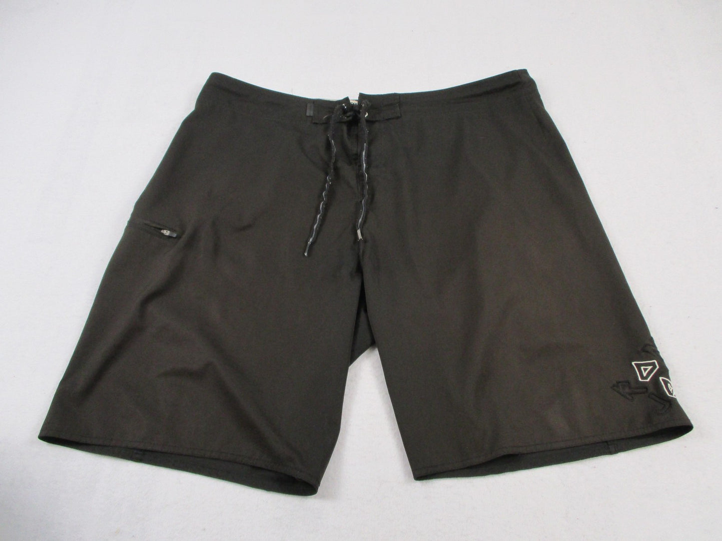 Ron Jon Surf Shop Board Shorts Mens Size 34 Black Quick Dry Surf Swim Trunks0