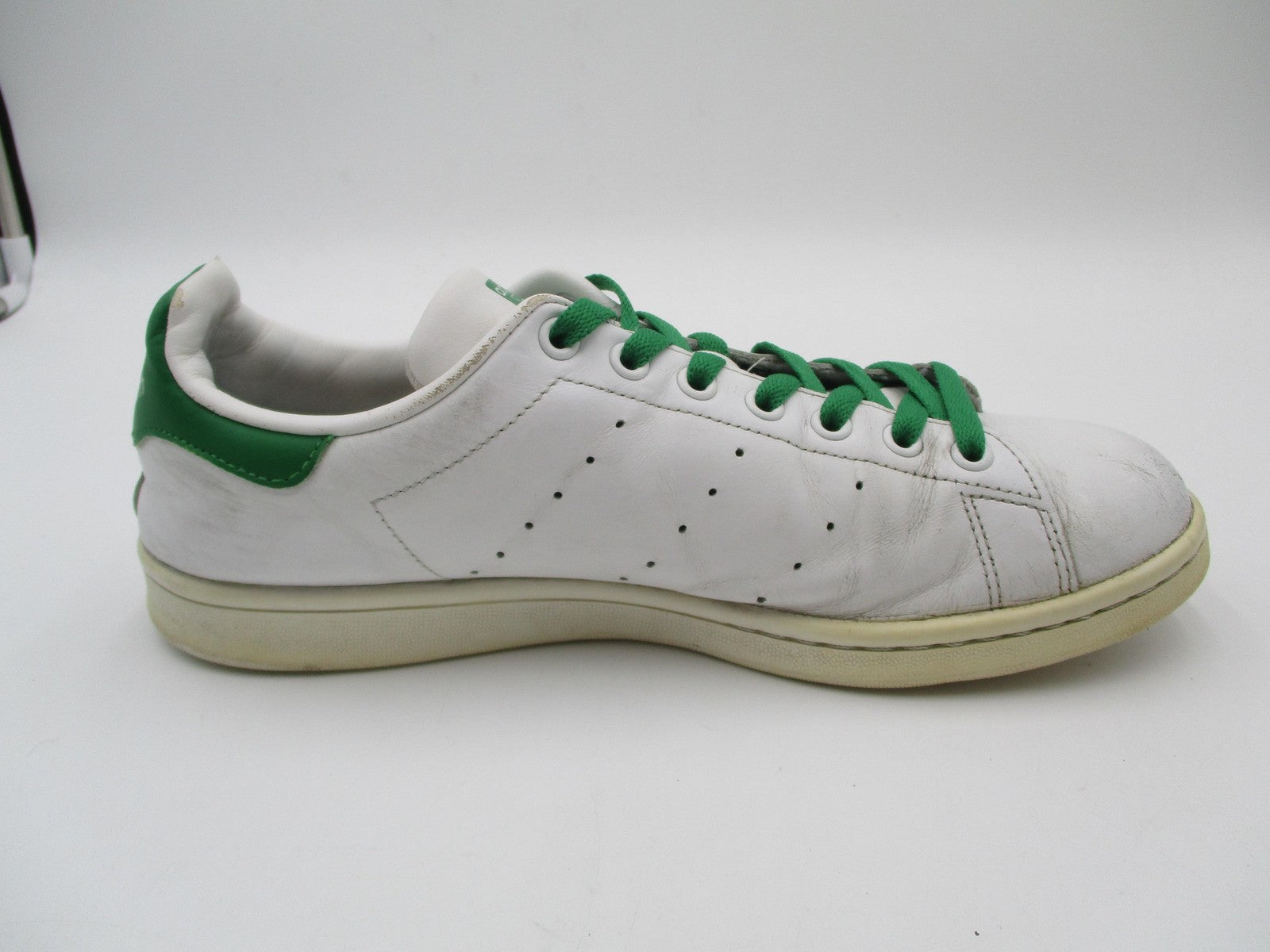 Adidas Stan Smith Shoes Mens Size 10 White Green Leather Tennis Sneakers M203247
