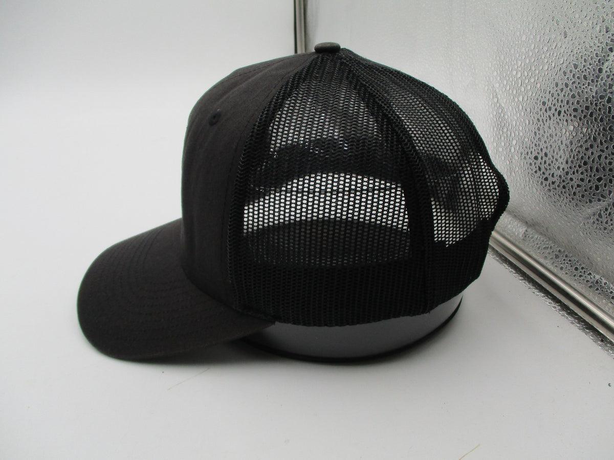 Richardson Hat Cap Snap Back Mens One Size Black Mesh Trucker Bulldog Logo 1124