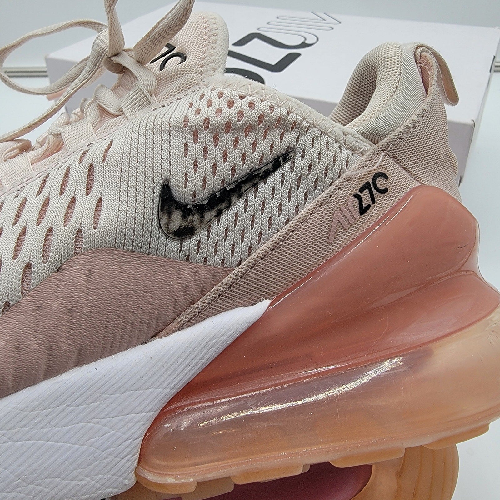 Nike Wmns Air Max 270 'Light Soft Pink' Sz 8W AH67896048