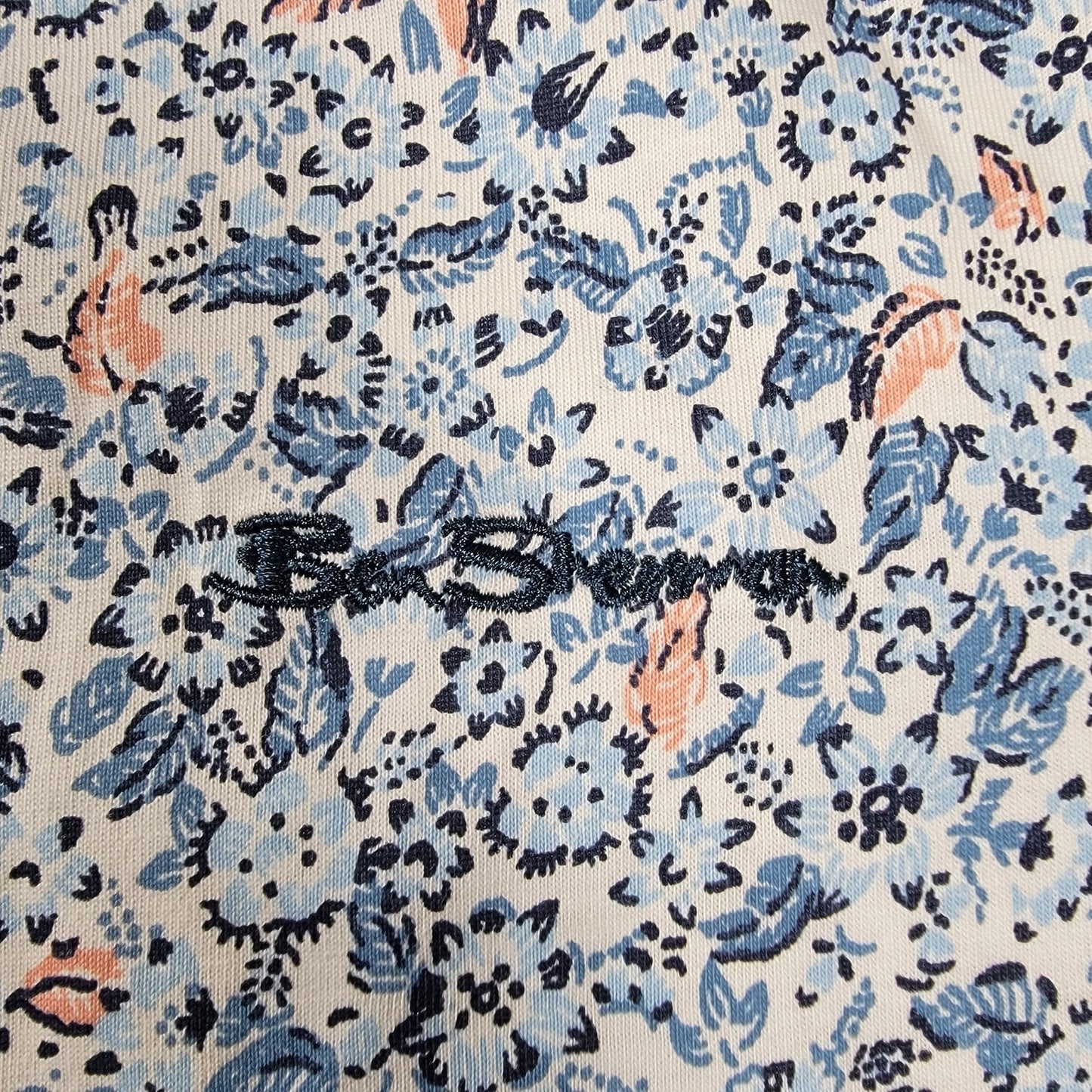 Ben Sherman The Original Floral AllOver Print Tee Mens Small White NWT