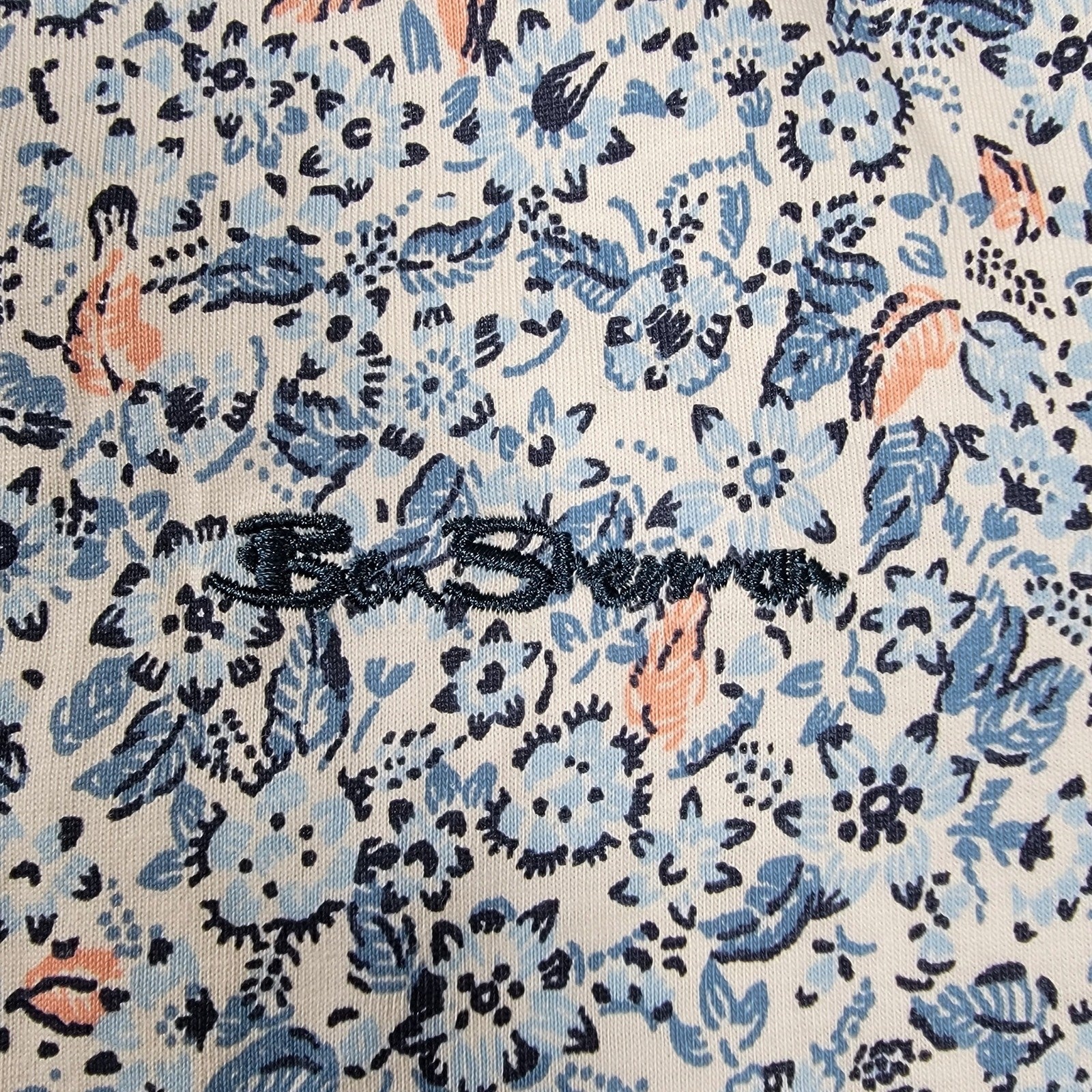 Ben Sherman The Original Floral AllOver Print Tee Mens Small White NWT