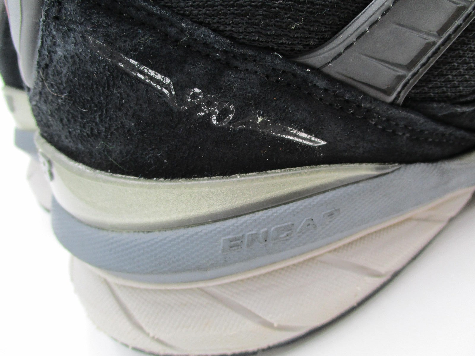 New Balance 990v5 Shoes Mens Size 10.5 Black Suede Running Sneakers M990BK56