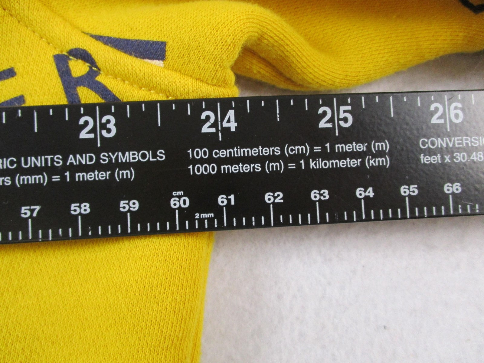 Tommy Hilfiger AllOver Print Crewneck Sweatshirt Mustard Yellow Mens XL 16086