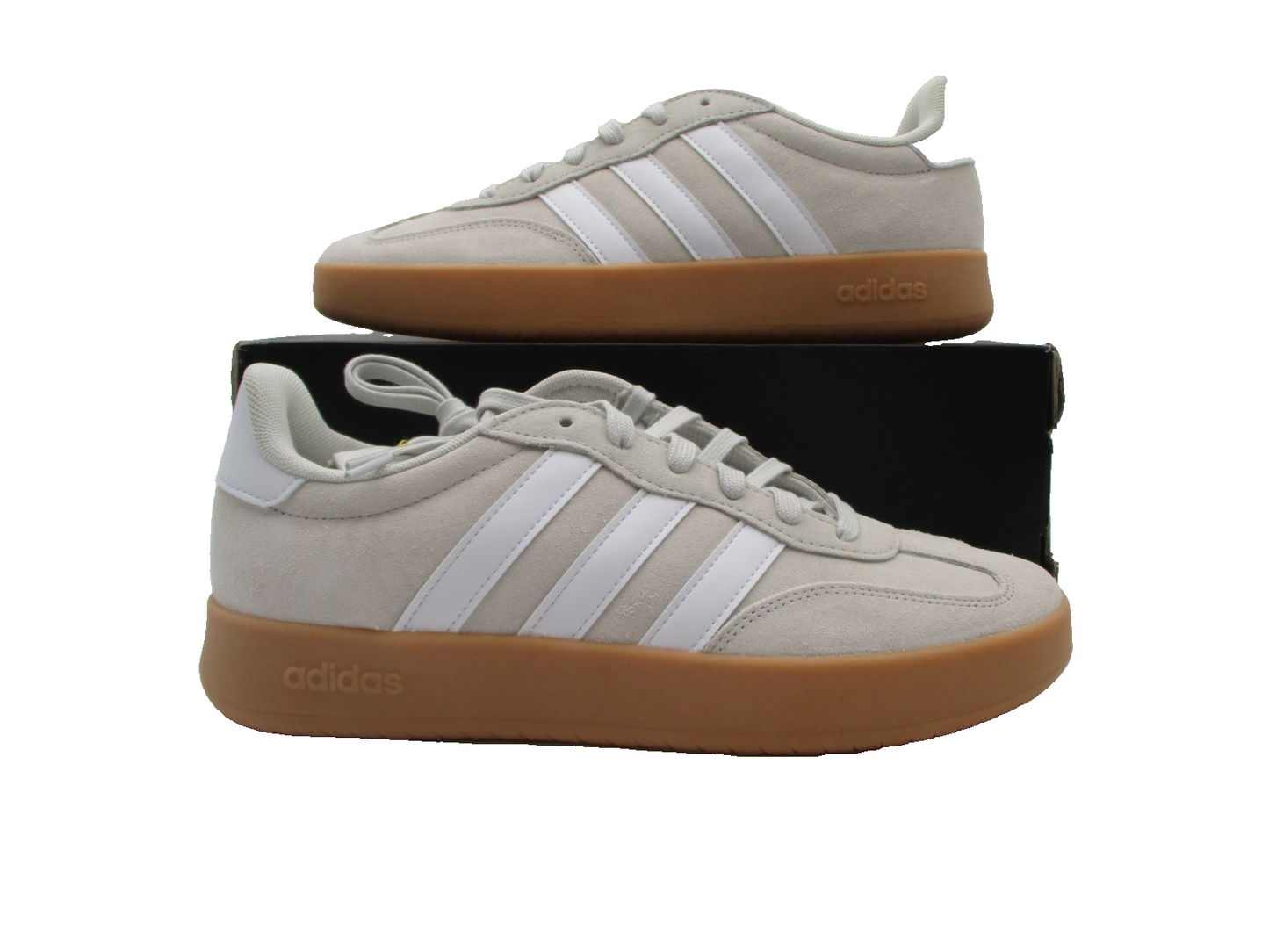 adidas Barreda JR1325 Men’s Size 10½ Light Grey Gum Sole NIB Sneakers0