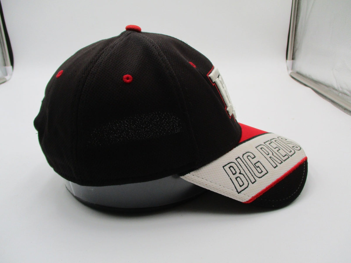 Big Reds PH Hat Cap Strap Back One Size Black Red Mesh Logo OC Sports Mens9