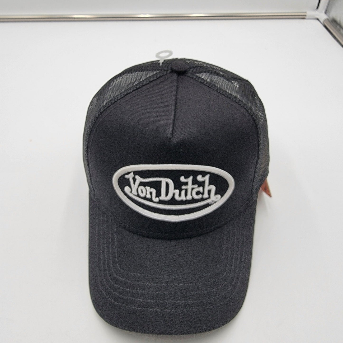 Von Dutch Black and White Classic Trucker 51 Snapback One Sz4