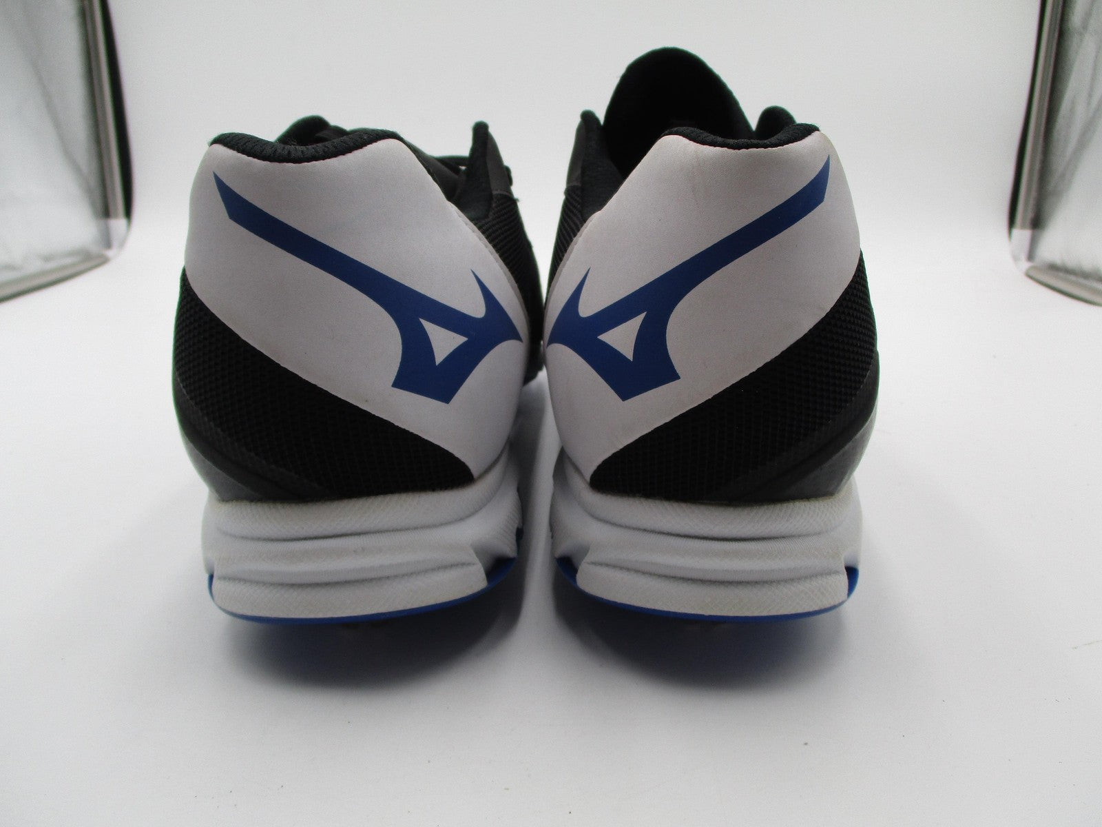 Mizuno Baseball Cleats Shoes Mens Size 14 Blue Black Metal Spikes Athletic2