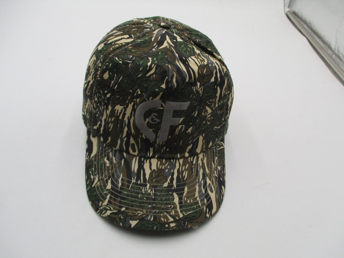Cobra Hat Cap Snap Back Mens One Size Green Camo C&F Logo Twill Hunting8