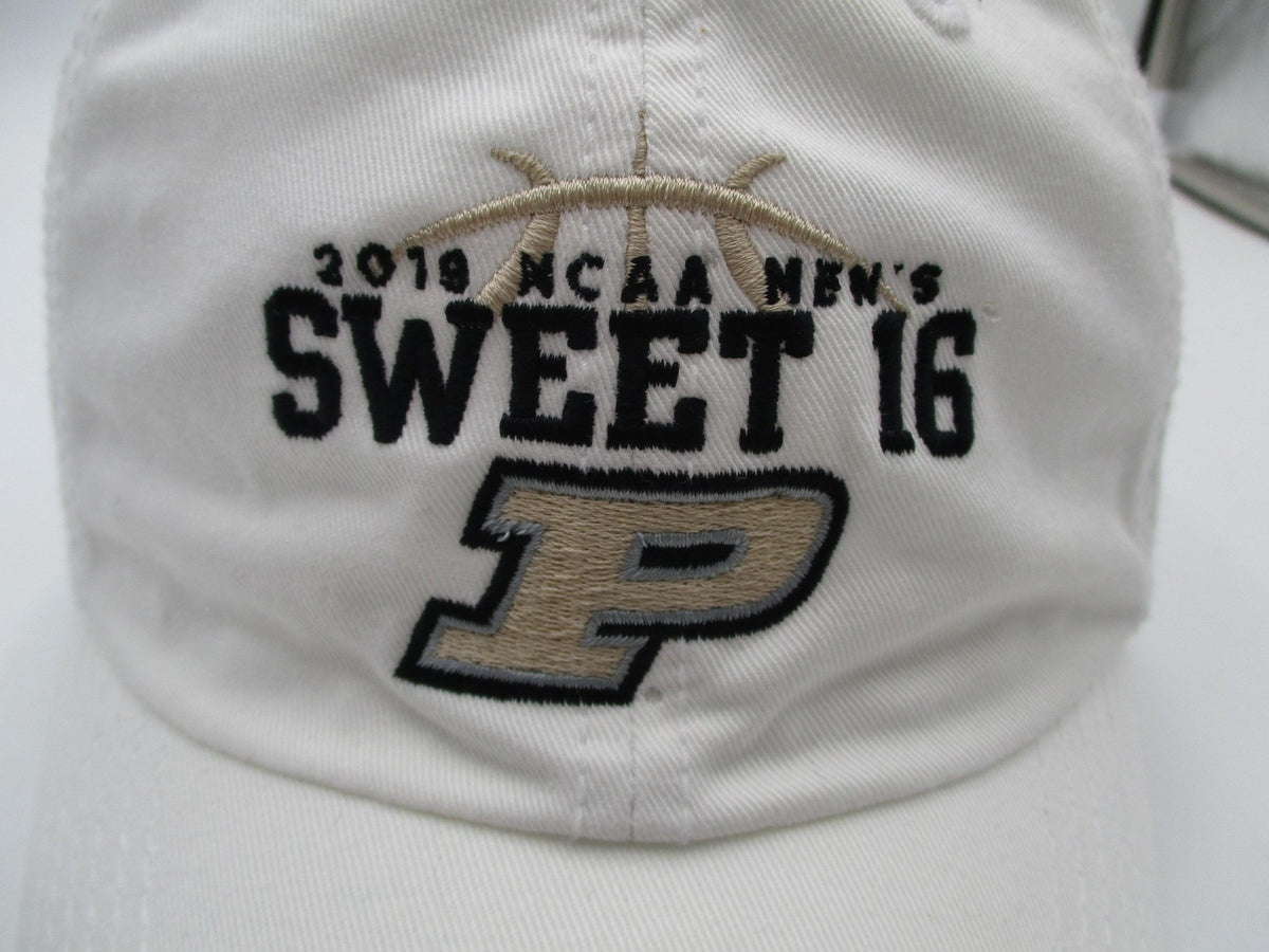 Purdue Boilermakers Sweet 16 Hat Cap Strap Back One Size White Top Of The World1