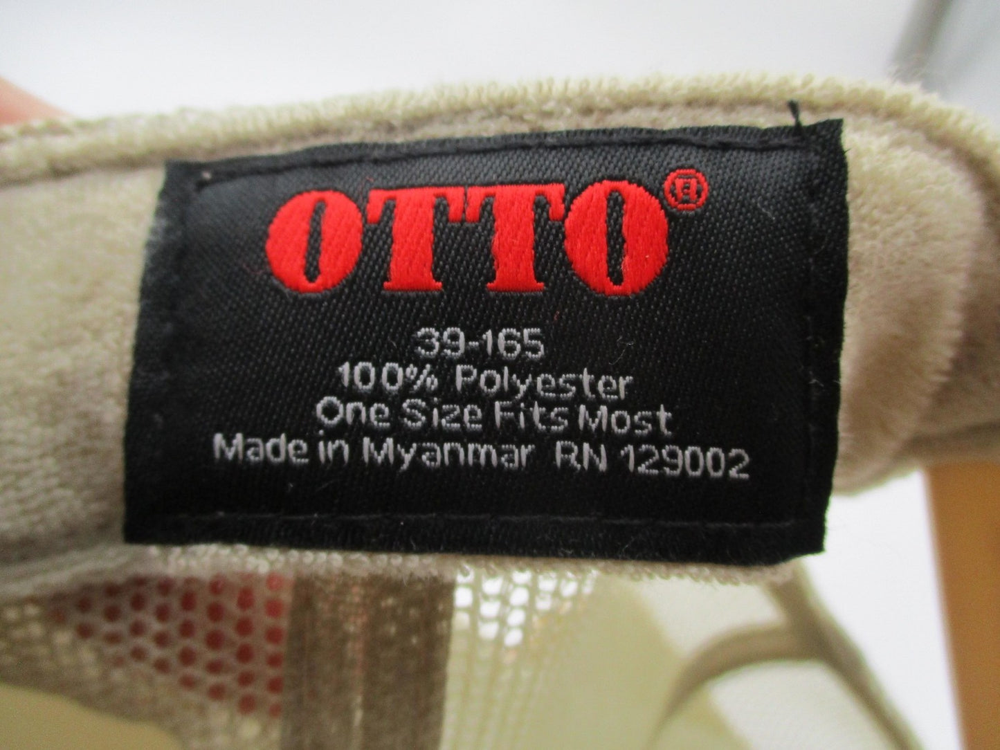 Otto Cactus Desert Hat Cap Snap Back Mens One Size Beige Trucker Mesh Patch13